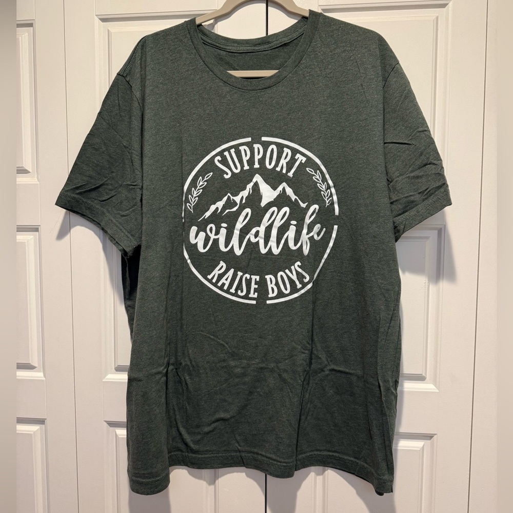 Raise Boys Green Graphic T-Shirt 3XL